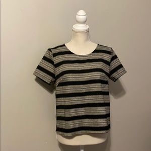 LUSH striped boxy top